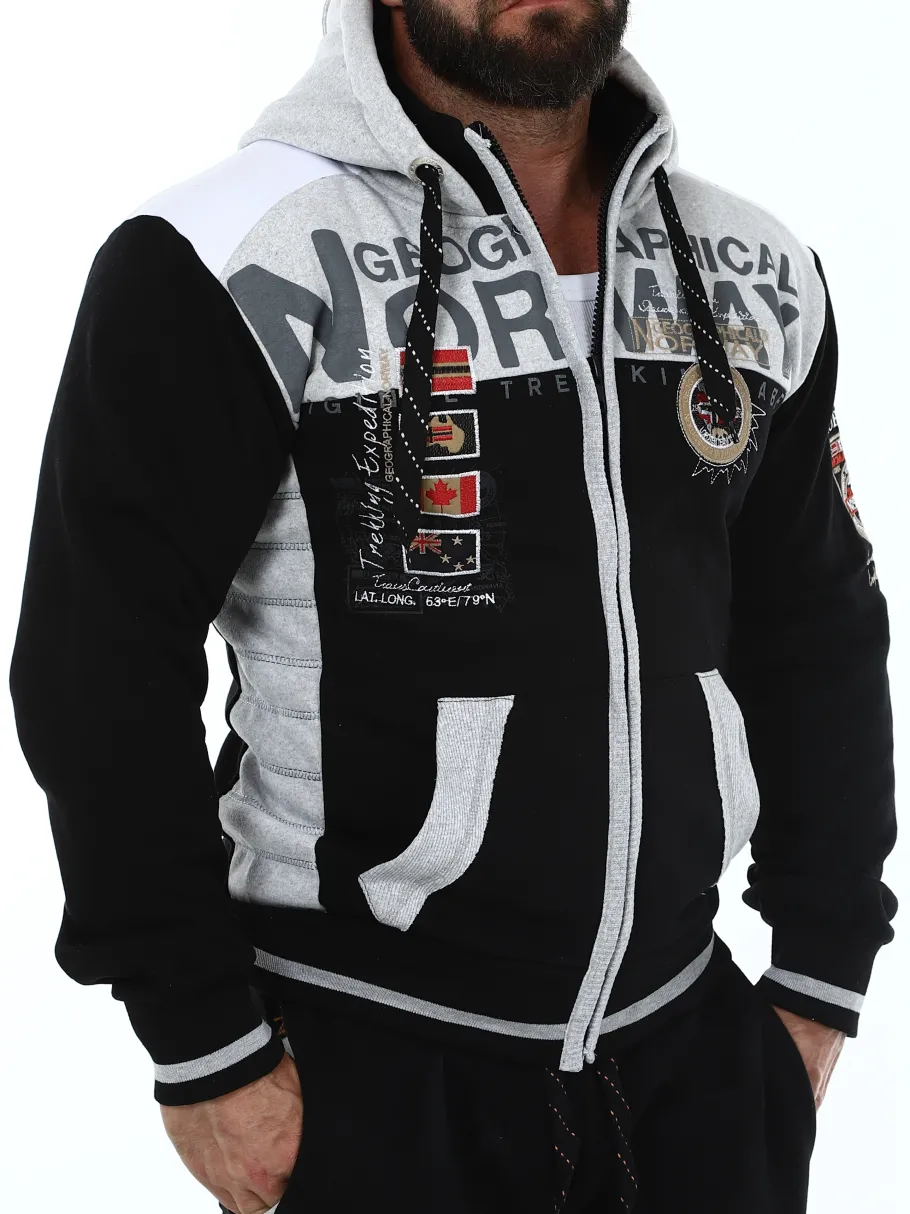 geday_geo_norway_hoodie___3.webp Geday Geo Norway Hoodie - Sort^Geographical Norway Discount
