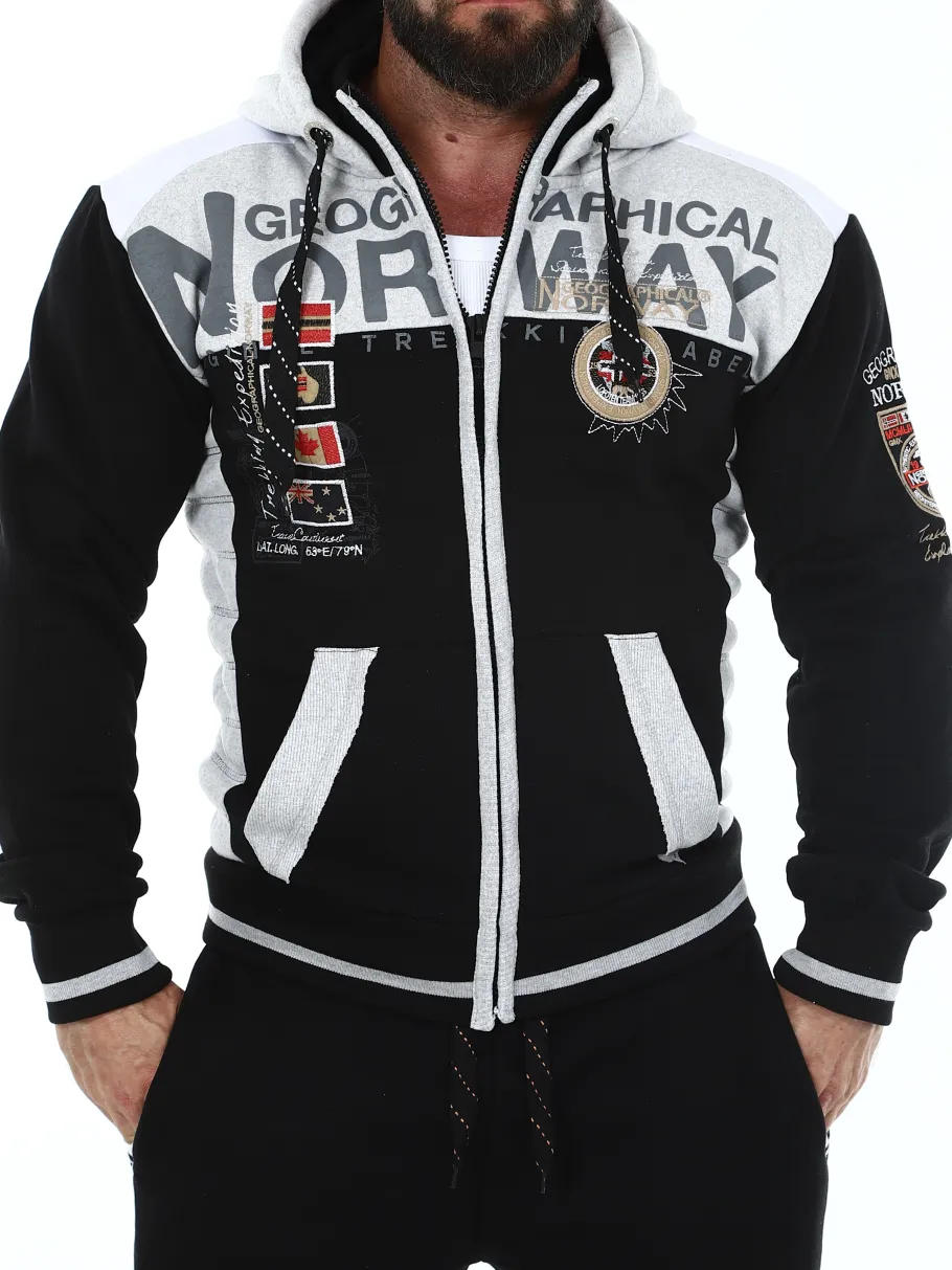 geday_geo_norway_hoodie___4.webp Geday Geo Norway Hoodie - Sort^Geographical Norway Discount