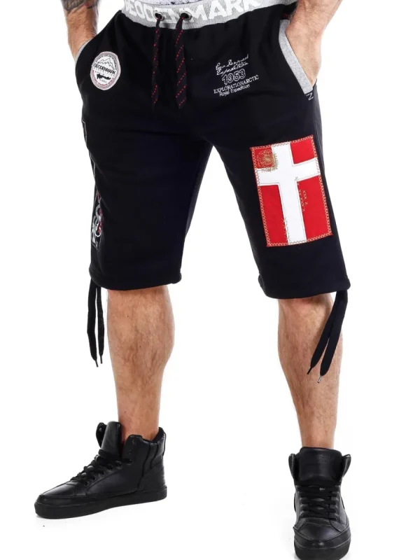 Geo Denmark Bermuda Shorts - Sort^Geographical Norway Discount