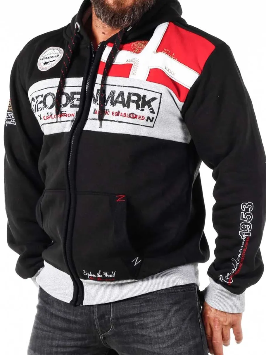 geo_denmark_hoodie__sort_0.webp Geo Denmark Hoodie - Sort^Geographical Norway Online