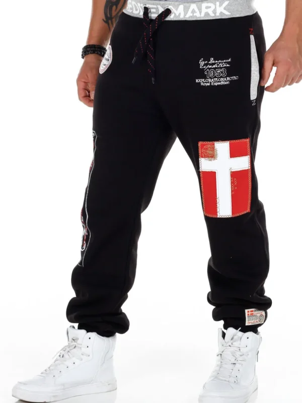 Geo Denmark Sweatpants - Sort^Geographical Norway Best