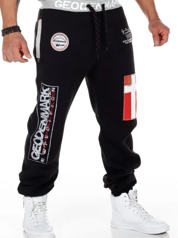 Geo Denmark Sweatpants - Sort^Geographical Norway Best