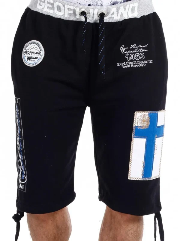 Geo Finland Bermuda Shorts - Sort^Geographical Norway Clearance
