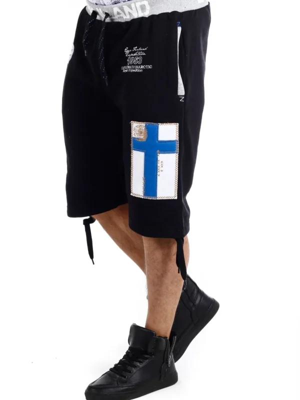 Geo Finland Bermuda Shorts - Sort^Geographical Norway Clearance