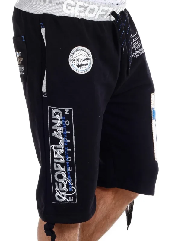 Geo Finland Bermuda Shorts - Sort^Geographical Norway Clearance
