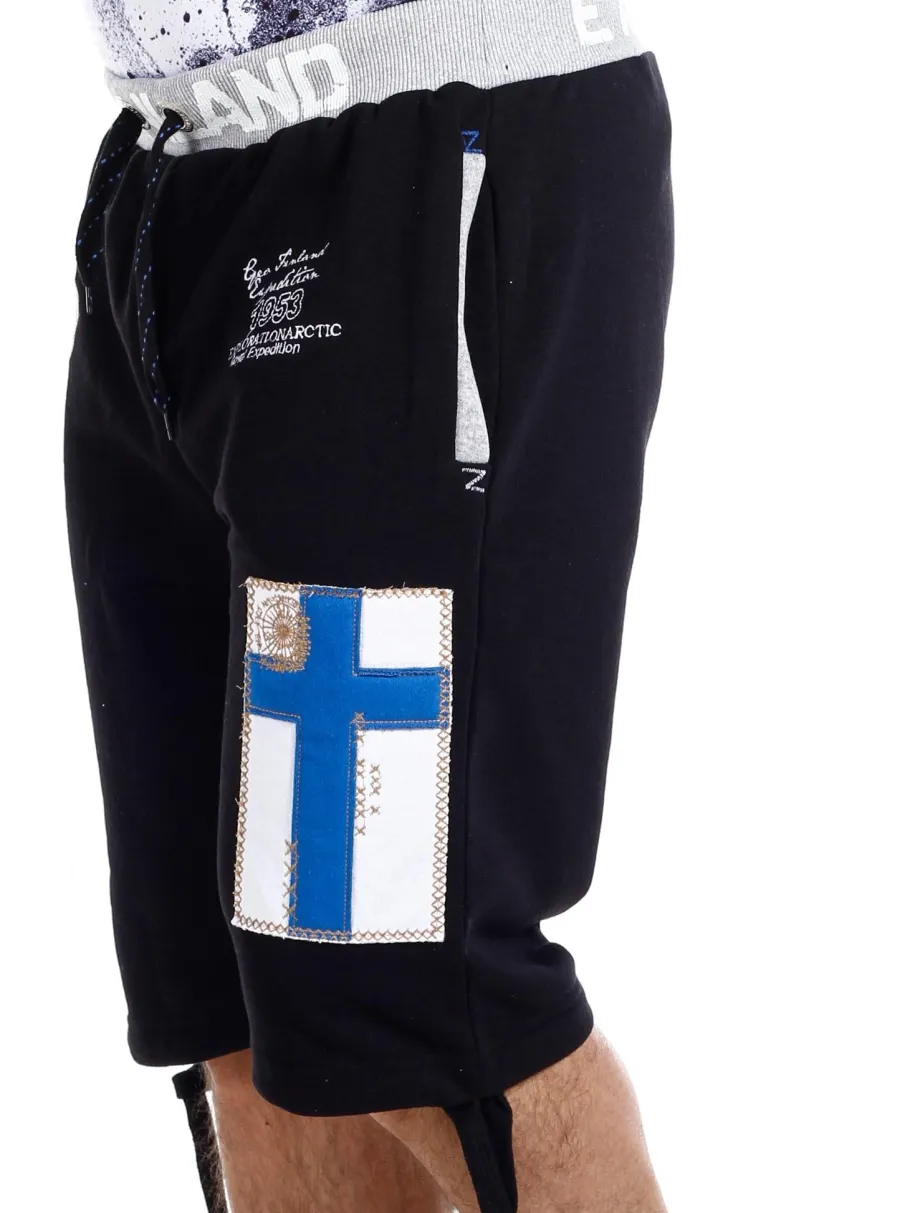 geo_finland_bermuda_short_6.webp Geo Finland Bermuda Shorts - Sort^Geographical Norway Clearance