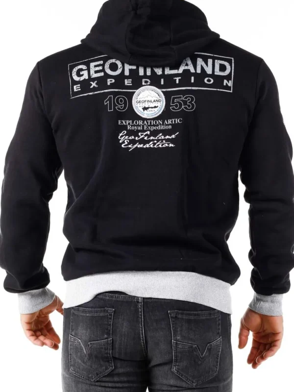 Geo Finland Hoodie - Sort^Geographical Norway New