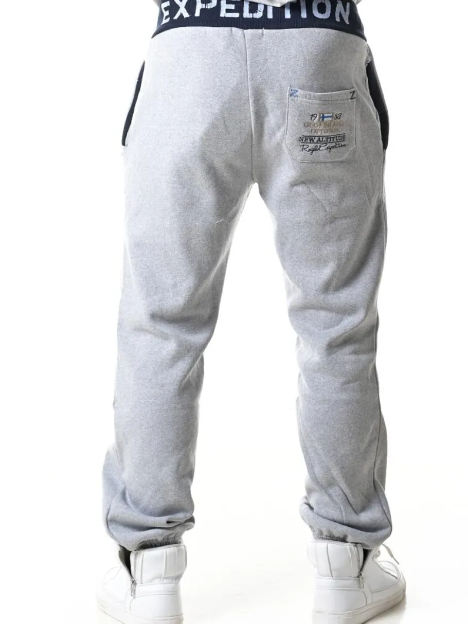 geo_finland_sweatpants__g_2.webp Geo Finland Sweatpants - Grå^Geographical Norway Outlet