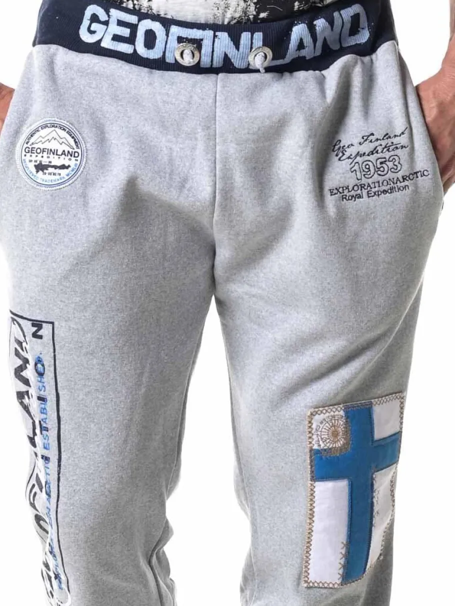 geo_finland_sweatpants__g_6.webp Geo Finland Sweatpants - Grå^Geographical Norway Outlet