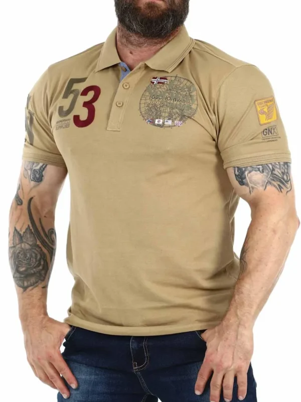 Geo Norway 53 Pikè - Beige^Geographical Norway New