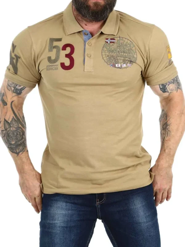Geo Norway 53 Pikè - Beige^Geographical Norway New