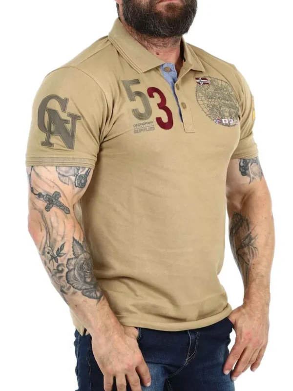 Geo Norway 53 Pikè - Beige^Geographical Norway New