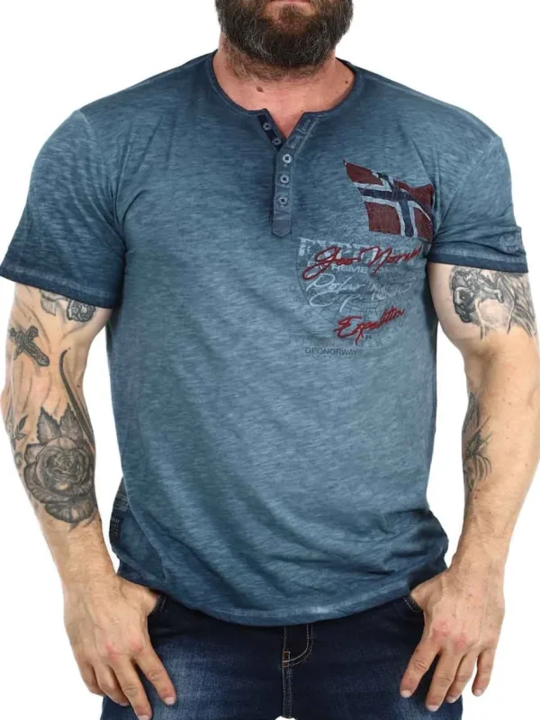 Geo Norway Artic T-shirt - Mørkeblå^Geographical Norway Online