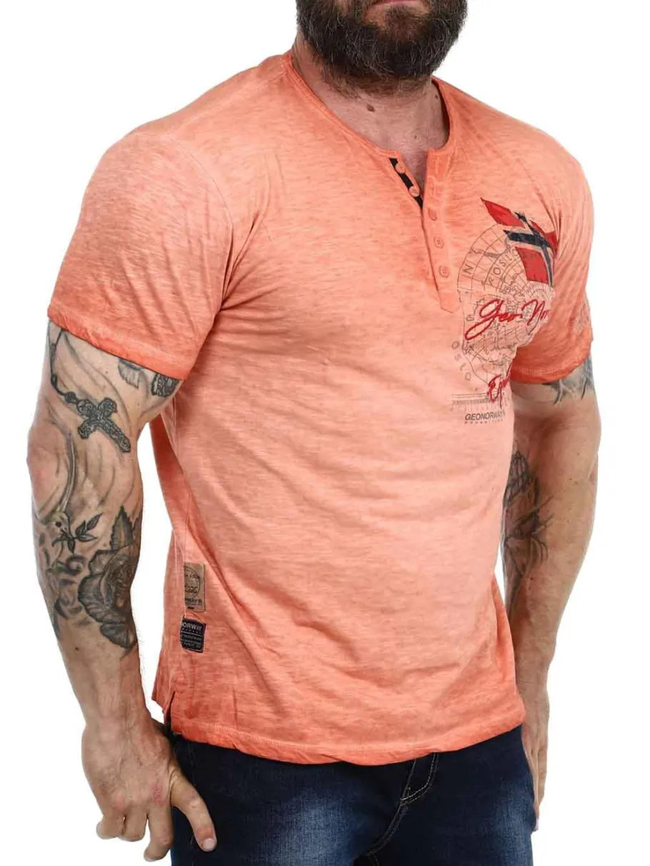 geo_norway_artic_tshirt___3-2.webp Geo Norway Artic T-shirt - Coral^Geographical Norway Online