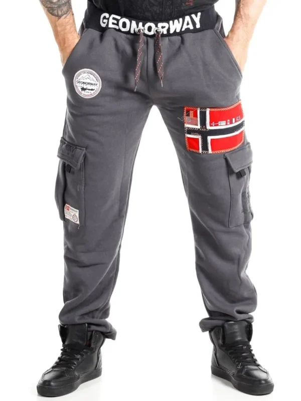 Geo Norway Cargo Sweatpants - Mørkegrå^Geographical Norway Outlet
