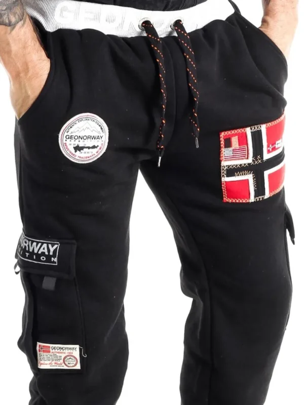 Geo Norway Cargo Sweatpants - Sort^Geographical Norway Sale