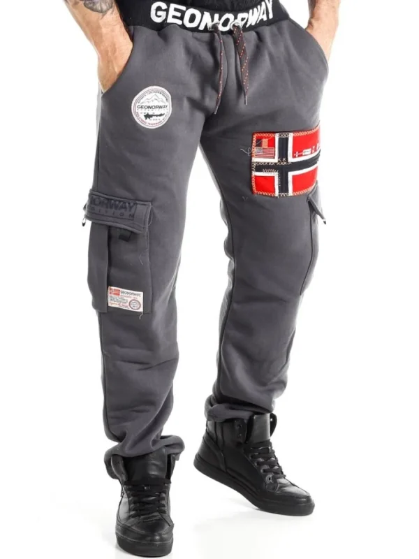 Geo Norway Cargo Sweatpants - Mørkegrå^Geographical Norway Outlet