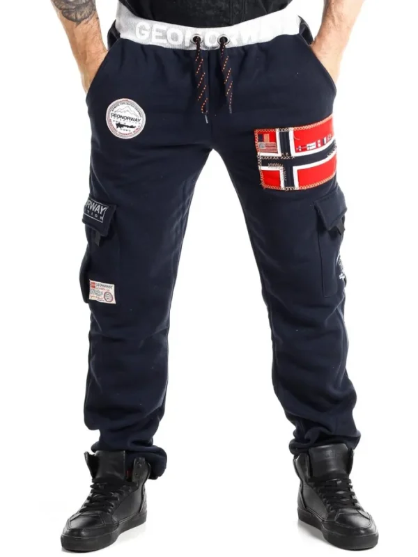 Geo Norway Cargo Sweatpants - Mørkeblå^Geographical Norway Hot