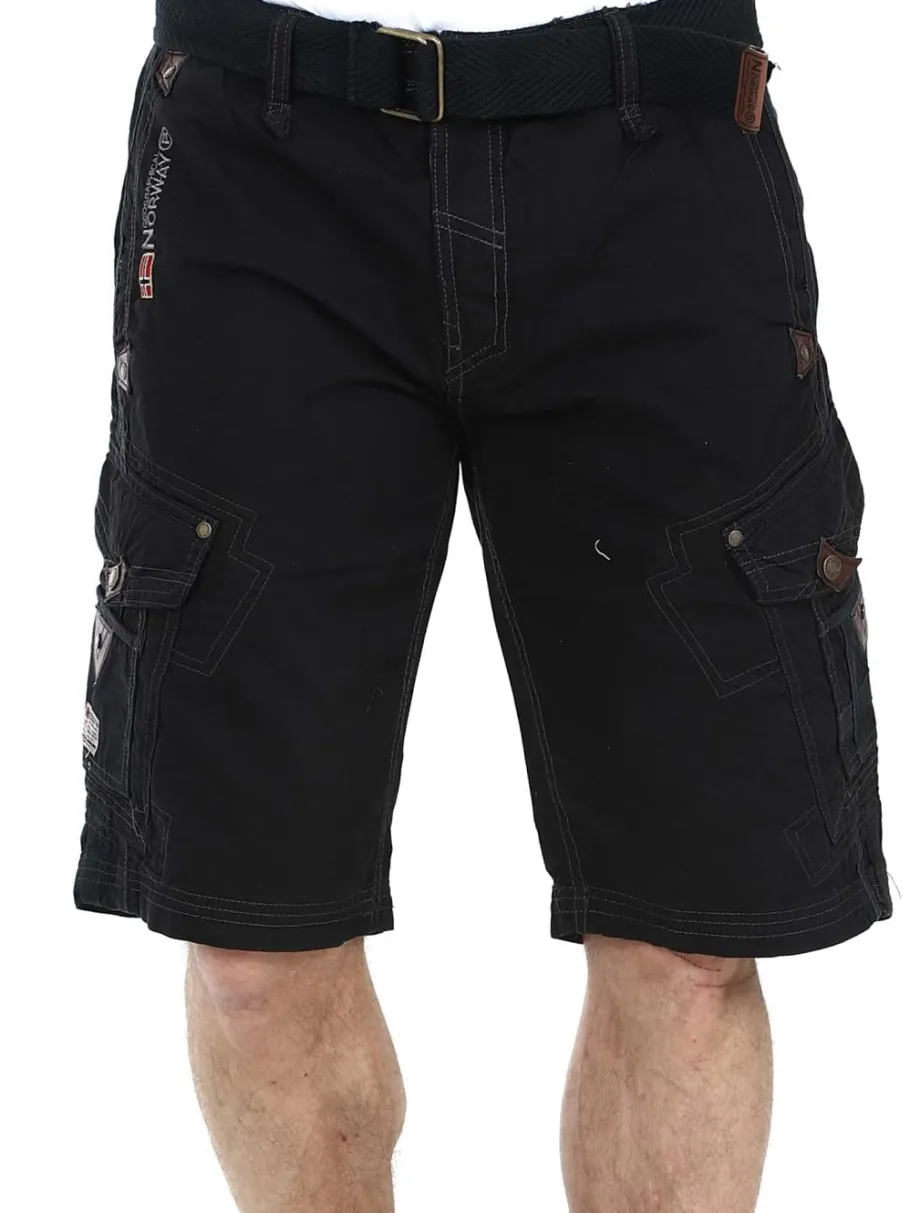 geo_norway_peanut_shorts__1.webp Geo Norway Peanut Shorts - Sort^Geographical Norway Clearance