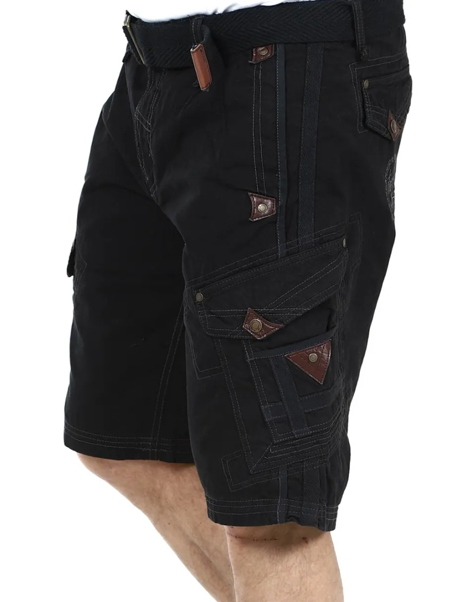 geo_norway_peanut_shorts__2.webp Geo Norway Peanut Shorts - Sort^Geographical Norway Clearance