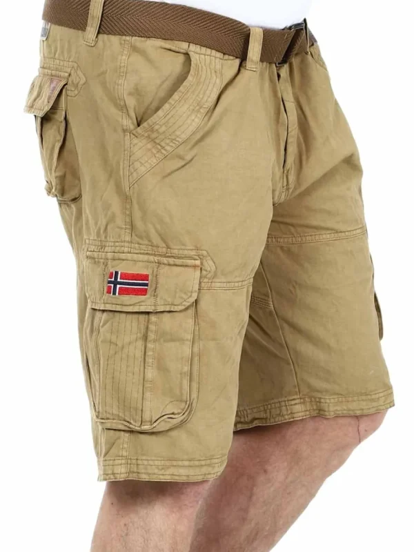 Geo Norway Pioner Cargo Shorts - Khaki^Geographical Norway Clearance