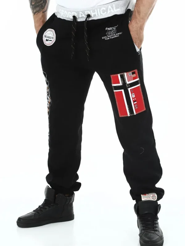Geo Norway Sweatpants - Sort^Geographical Norway Best