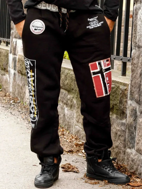 Geo Norway Sweatpants - Sort^Geographical Norway Best