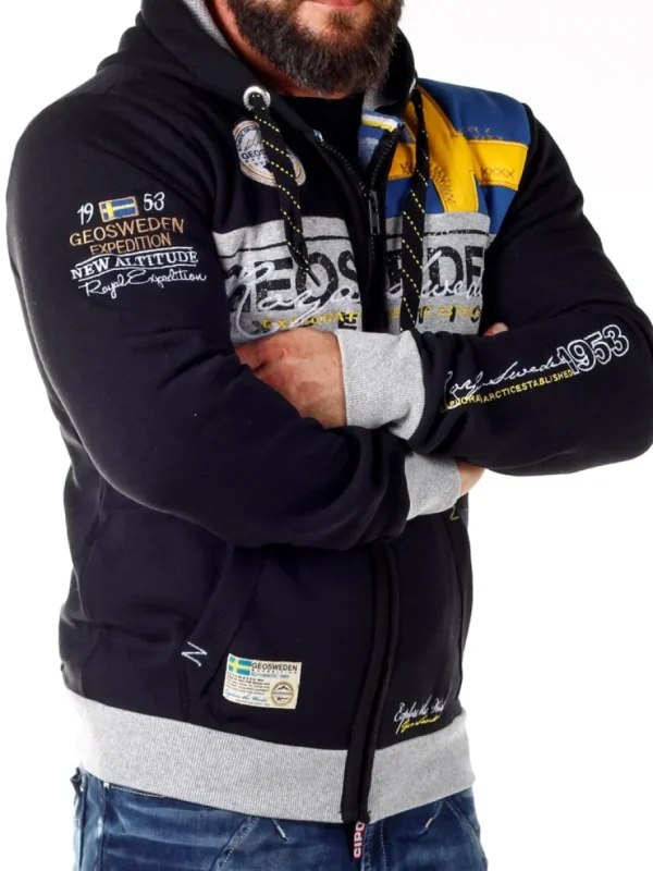Geo Sweden Hoodie - Sort^Geographical Norway Sale