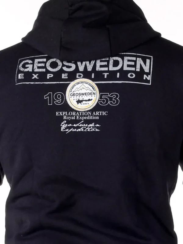 Geo Sweden Hoodie - Sort^Geographical Norway Sale