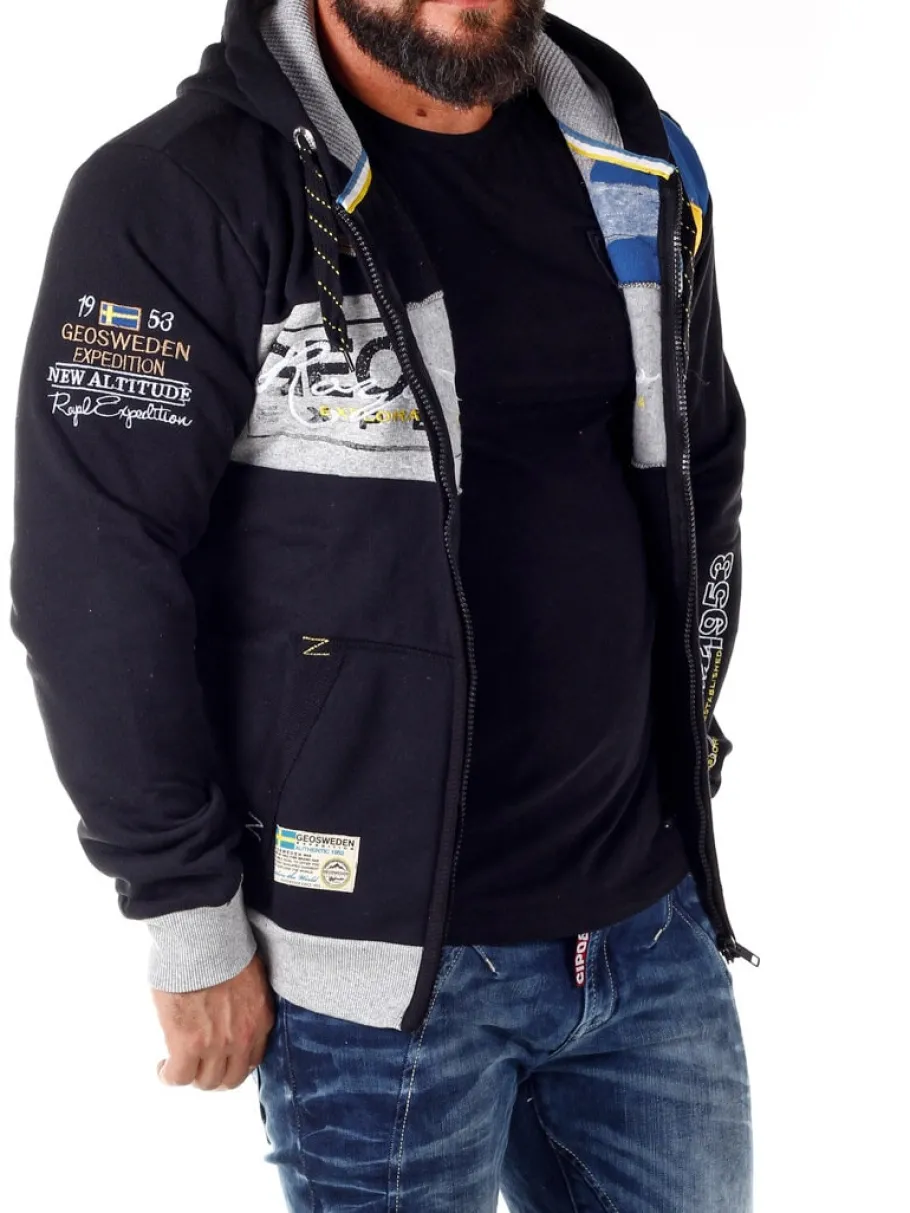 geo_sweden_hoodie__sort_5.webp Geo Sweden Hoodie - Sort^Geographical Norway Sale