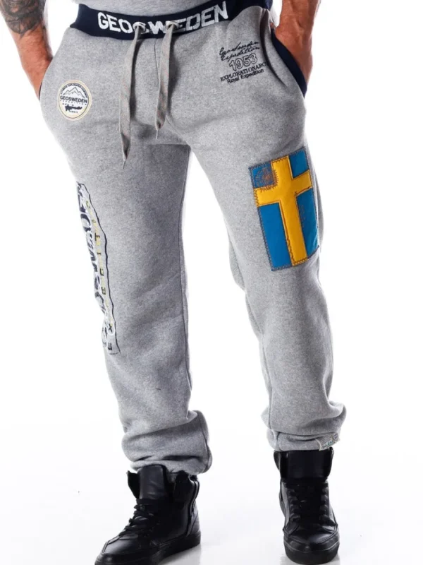 Geo Sweden Sweatpants - Grå^Geographical Norway Clearance