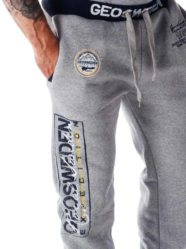 Geo Sweden Sweatpants - Grå^Geographical Norway Clearance