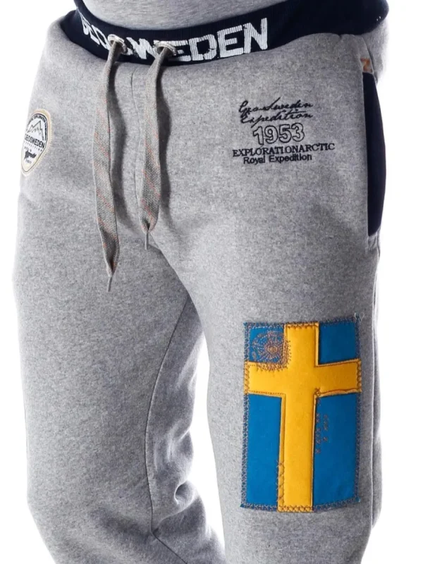 Geo Sweden Sweatpants - Grå^Geographical Norway Clearance