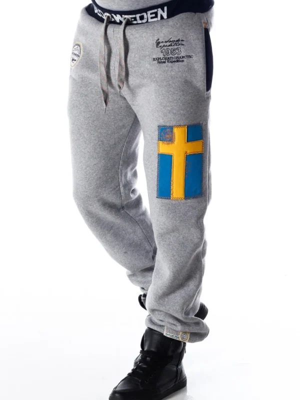 Geo Sweden Sweatpants - Grå^Geographical Norway Clearance
