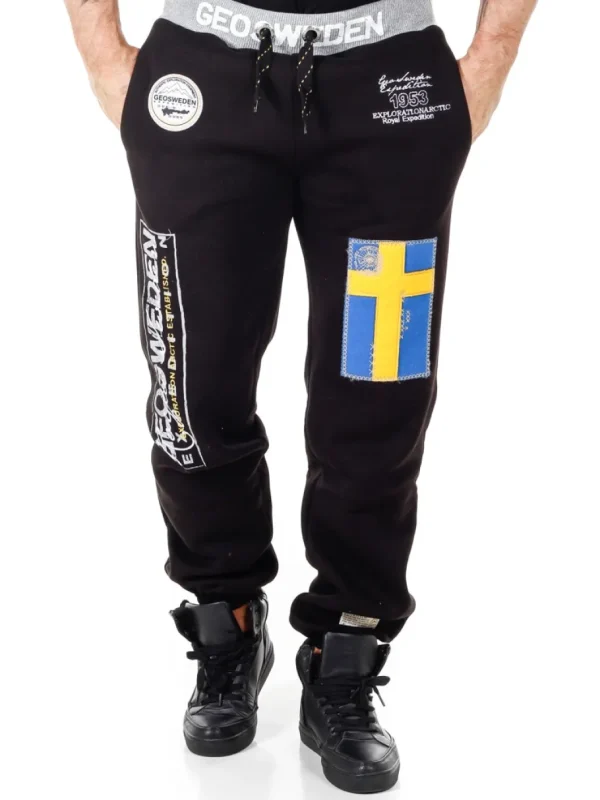 Geo Sweden Sweatpants - Sort^Geographical Norway New