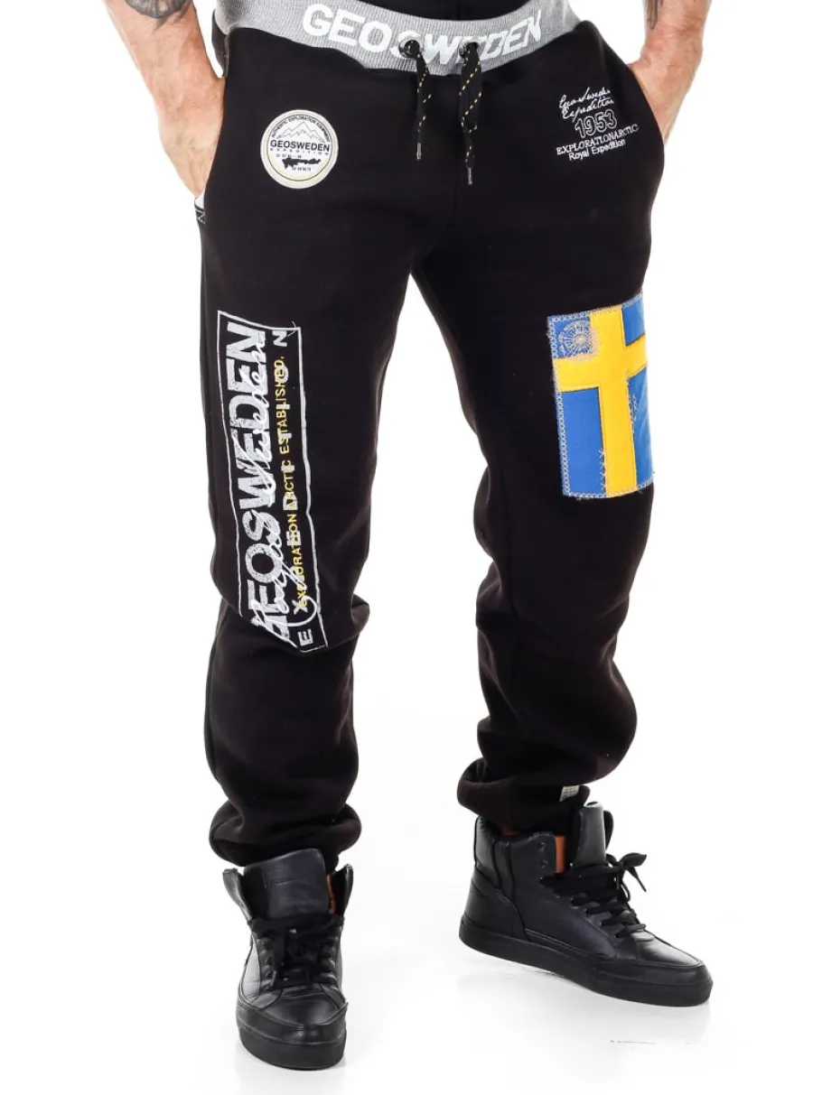 geo_sweden_sweatpants__so_2.webp Geo Sweden Sweatpants - Sort^Geographical Norway New