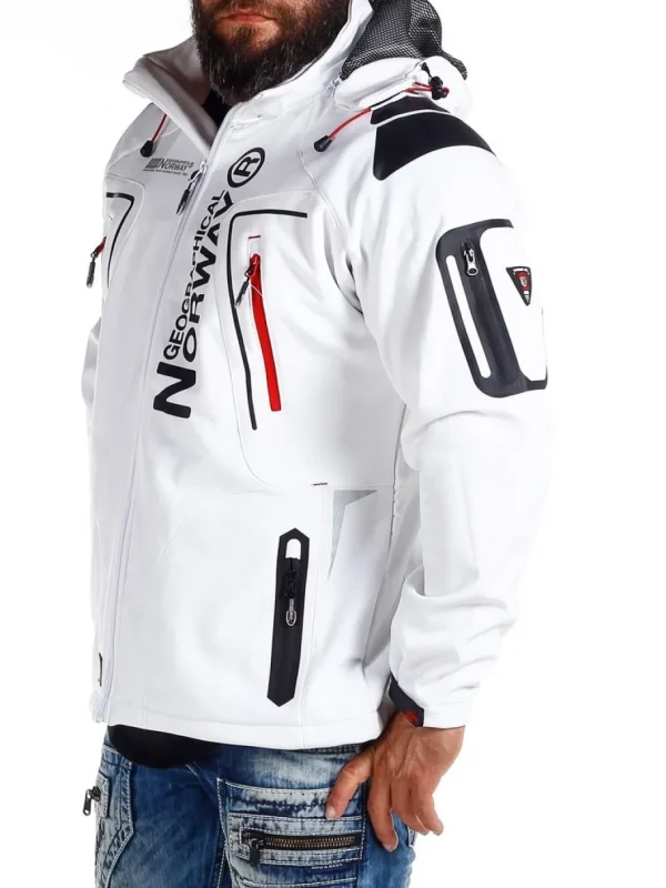 Glazer Softshelljakke - Hvid^Geographical Norway Fashion