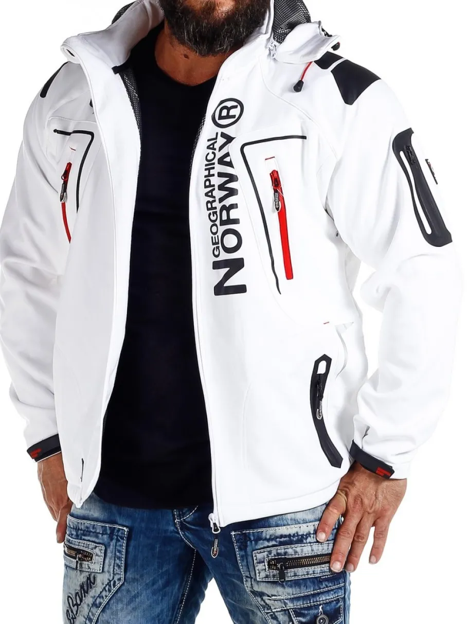 glazer_softshelljakke__hv_7.webp Glazer Softshelljakke - Hvid^Geographical Norway Fashion