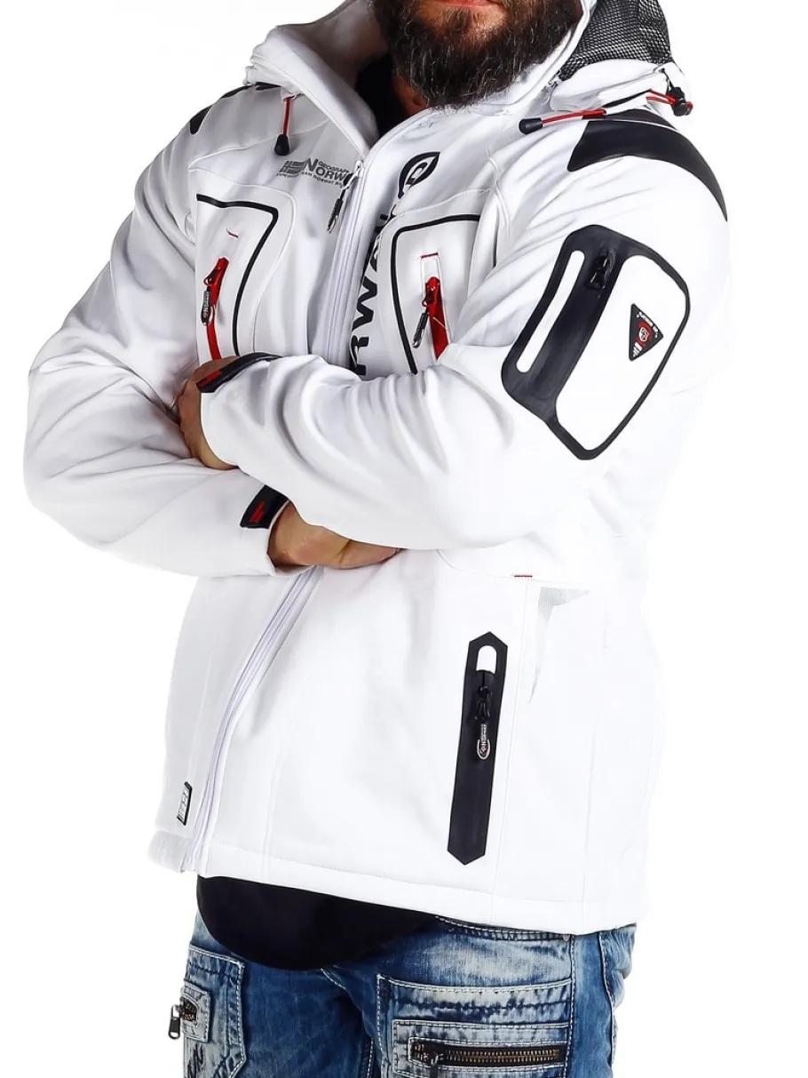 glazer_softshelljakke__hv_8.webp Glazer Softshelljakke - Hvid^Geographical Norway Fashion