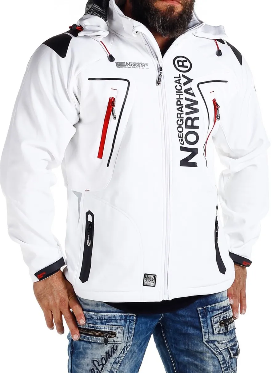 glazer_softshelljakke__hv_9.webp Glazer Softshelljakke - Hvid^Geographical Norway Fashion