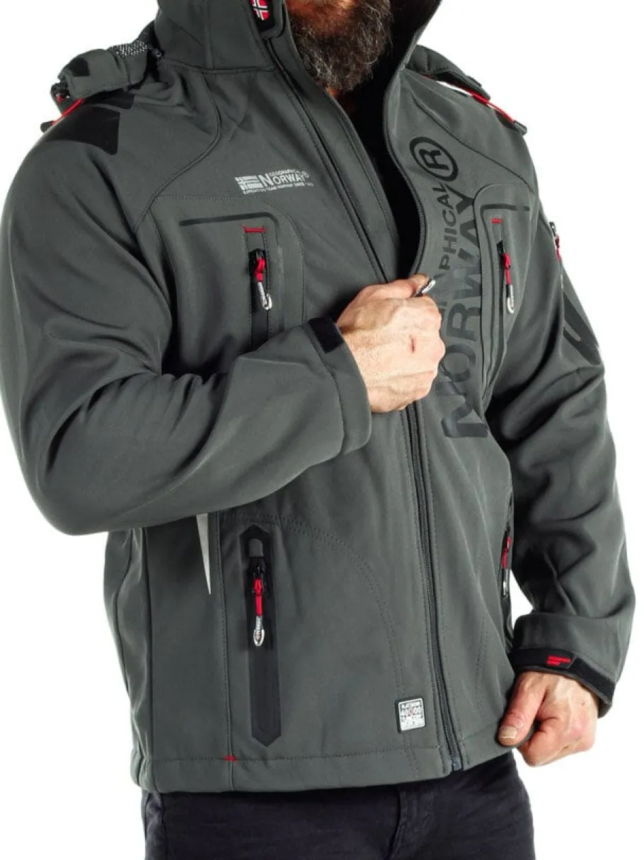glazer_softshelljakke__mr_5.webp Glazer Softshelljakke - Mørkegrå^Geographical Norway Sale