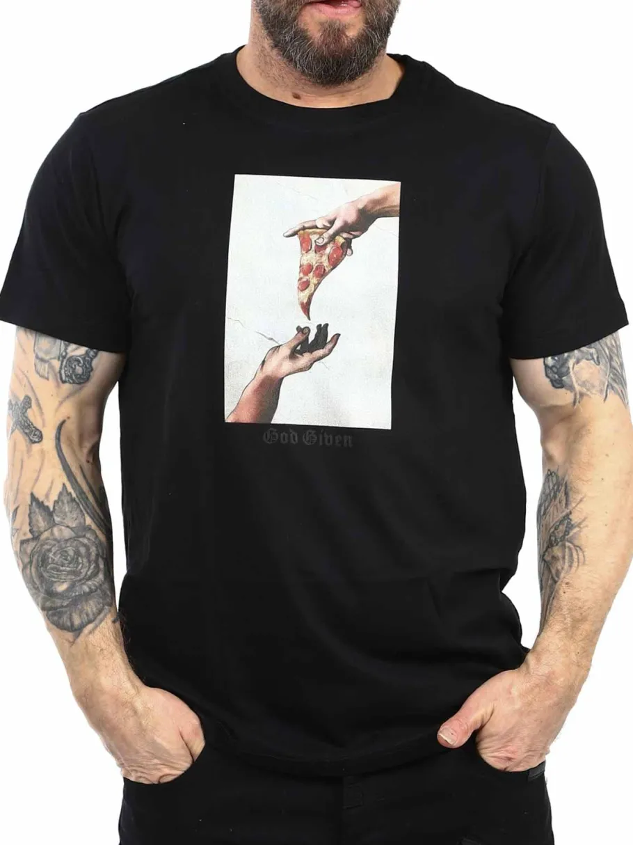 god_given_pizza_tshirt__s_3.webp God Given Pizza T-shirt - Sort^Urban Classics Discount