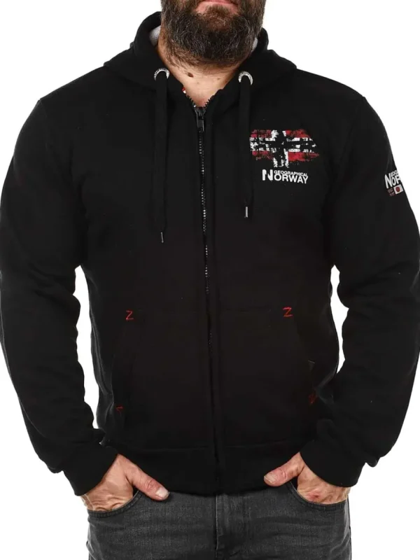 Gordon Geo Norway Hoodie - Sort^Geographical Norway Best