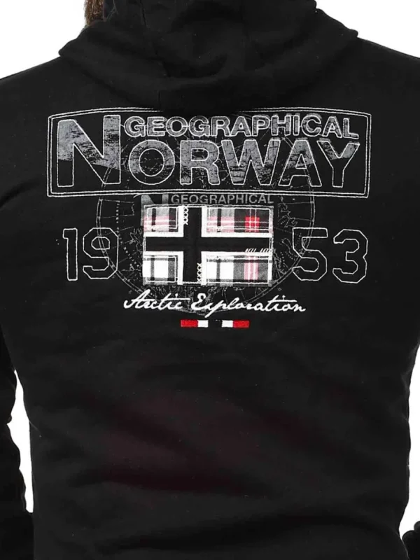 Gordon Geo Norway Hoodie - Sort^Geographical Norway Best