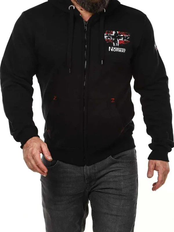 Gordon Geo Norway Hoodie - Sort^Geographical Norway Best