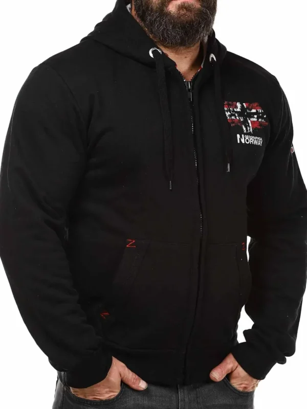 Gordon Geo Norway Hoodie - Sort^Geographical Norway Best