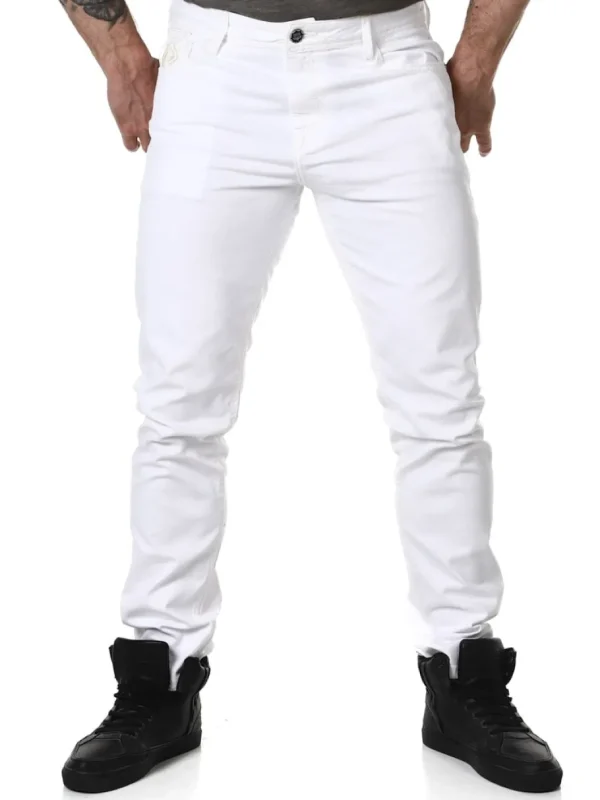 Haleth Jeans - Hvid^Cipo & Baxx Fashion