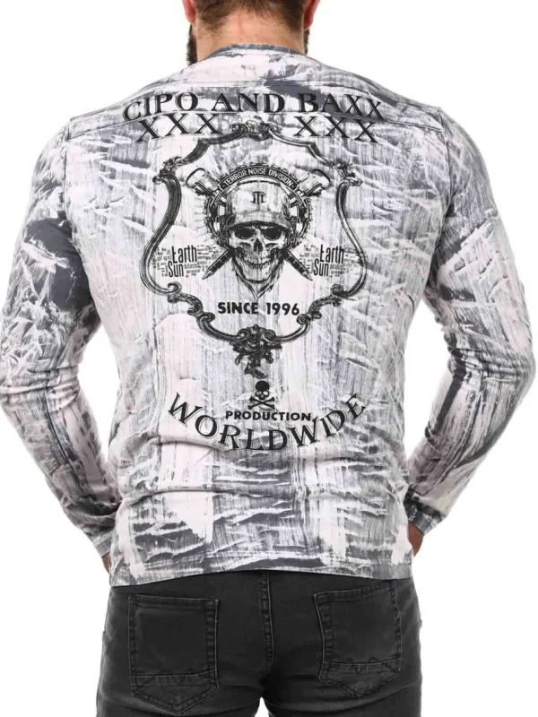 Heavy Noise Longsleeve - Grå^Cipo & Baxx Sale