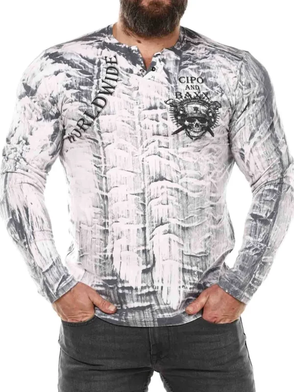 Heavy Noise Longsleeve - Grå^Cipo & Baxx Sale