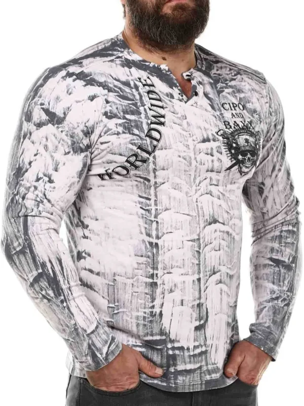 Heavy Noise Longsleeve - Grå^Cipo & Baxx Sale